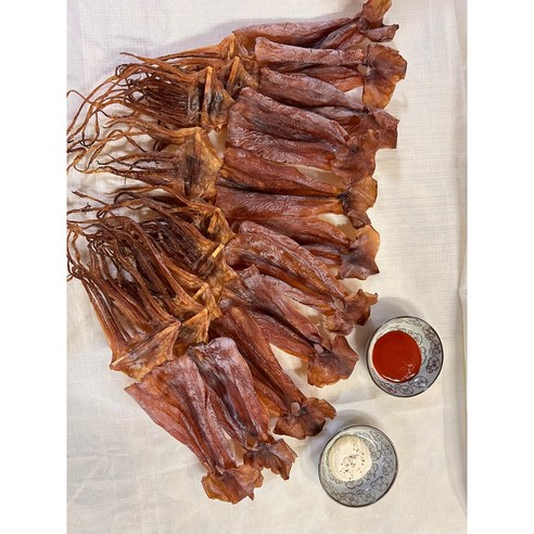 굽지 않고 바로먹는 오징어