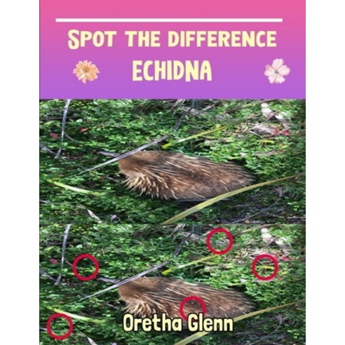 Spot the difference Echidna: Picture puzzles for adults Can You Really Find All the Differences? Paperback, Independently Published, English, 9798722065339
