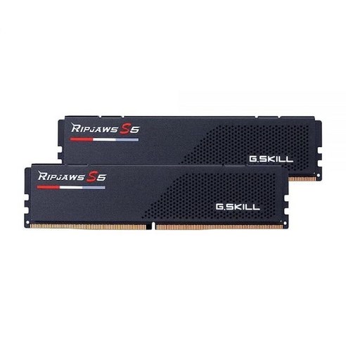 G.Skill RipJaws S5 시리즈 64GB 2 x 32GB SDRAM DDR5 6000 CL36 1.35V 듀얼 채널 데스크탑 메모리 매트 블랙 F56000J3636F32G