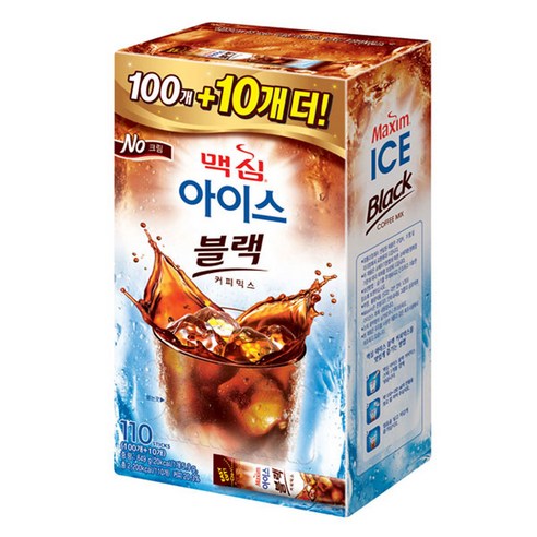 맥심 아이스 블랙 커피믹스, 5.9g, 110개입, 1개