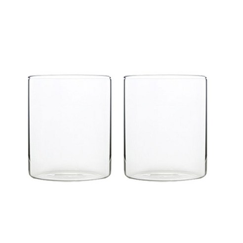 BESTAR 홈카페 투명 내열유리컵 300ml, 2개
