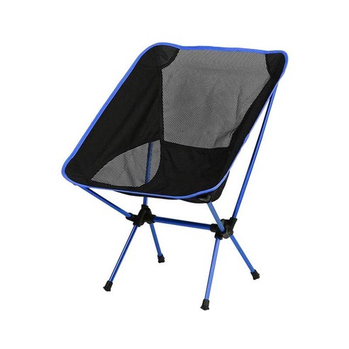 휴대용 접는 의자 캠핑 피크닉 파티 야외 정원 낚시 의자 좌석, 53x36x25cm, 옥스포드 헝겊, 블루