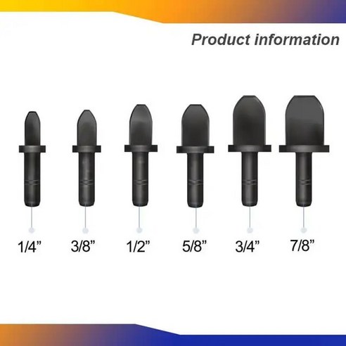 영사기필림변환 비디오테이프변환 USB변환 비디오변환 복원 테이프 디지털 플레어 도구 비트 7/8 3/4 5/8 1/2 3/8 인치 임페리얼 튜브 파이프 확장기 에어컨 스웨이징 지원, [01] 1 set 6pcs