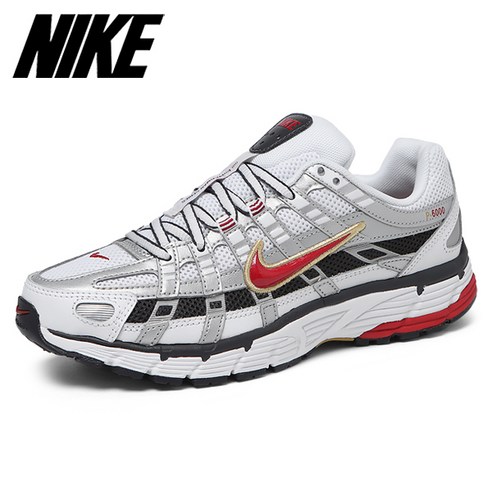 나이키 우먼스 P-6000 메탈릭 실버 레드 (W) Nike P-6000 Metallic Silver Red