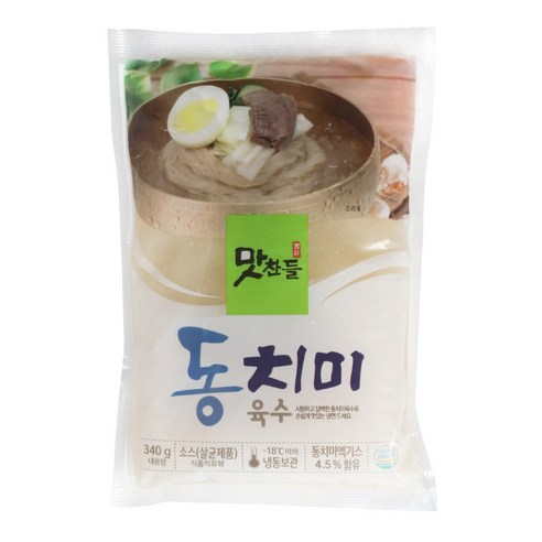 맛찬들백미식품 동치미육수 340g, 8개