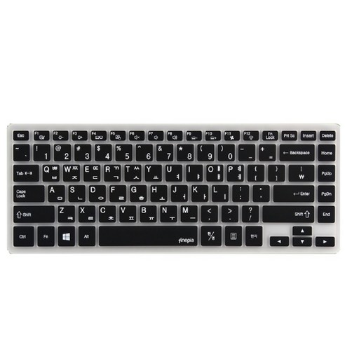 LG 2022 그램17 17Z95P 시리즈 용 문자인쇄키스킨   파우치
