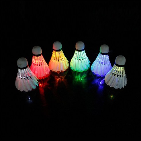 릴렉스픽 LED 야광 형광 셔틀콕 배드민턴공, 그린, 3개 깃털배드민턴공 Best Top5 19 LED 야광 셔틀콕 배드민턴 라켓 채 공 깃털콕 4P, 1-LED셔틀콕4P, 1-LED셔틀콕4P, 1-LED셔틀콕4P