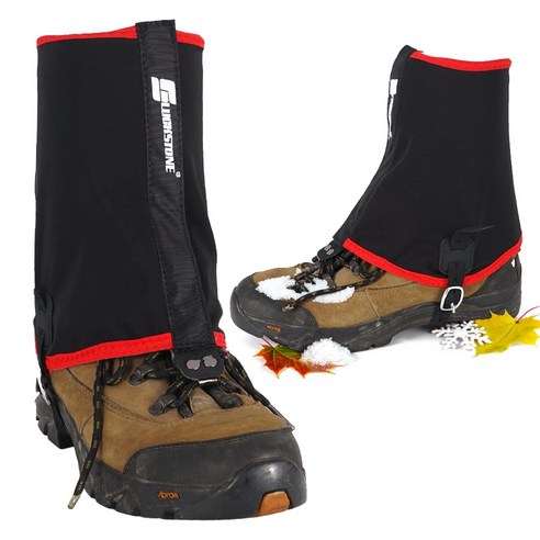 마운틴S 등산 방수 숏 스패츠 발목 각반 발토시, 블랙