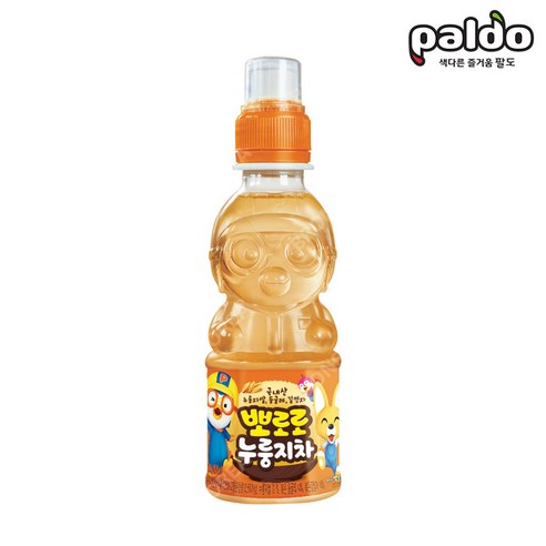 팔도 뽀로로 누룽지차 220ml X 24PET(1박스) 어린이음료 어린이물 누룽지, 24개