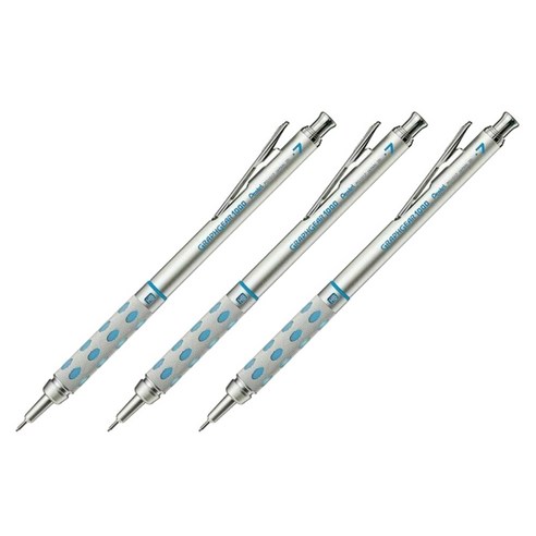 펜텔 그래프 기어 1000 샤프, 0.7mm, 3개