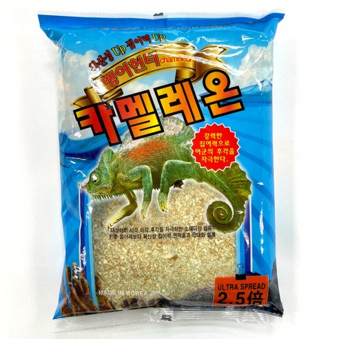 남도 카멜레온 벵에돔빵가루 집어제 밑밥(박스구매시 12개입) 물 닿으면 녹색, 1개