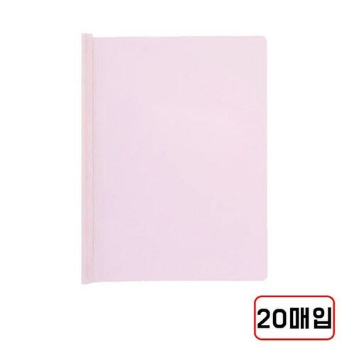 둥근쫄대화일(A4), 1개, 대용량분홍(M420055)20매입
