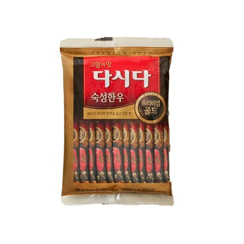 다시다 프리미엄골드 숙성한우12p, 60g, 1개