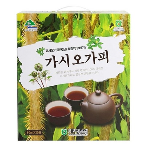 [KT알파쇼핑][태백농협] 가시오가피즙 80ml x 90포, 1개