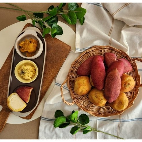 수제 찹쌀 감자빵 고구마빵 10개입 다이어트 빵 글루텐프리 구황작물 빵, 70g, 1개, 감자빵/고구마빵 10개 (각 5개입)