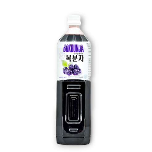 유나인베이스 복분자 1.5L X 8ea / 과일원액 희석음료, 16개