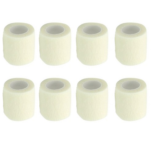 볼링신발 추천 상품벤데타 훅그립 테이프 중약지 손목 볼링 크로스핏 자가접착 탄력밴드, 화이트, 8개입 제품 사진