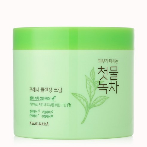 과일나라 첫물녹차 프레시 클렌징 크림, 300g, 1개