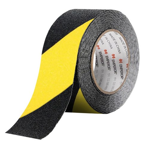 엠패러 미끄럼방지 테이프 투톤 검정노랑, 1개, 5cm x 15m