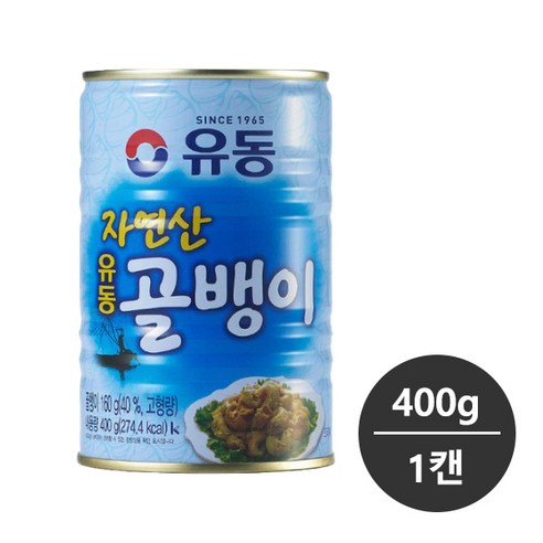 유동 자연산 골뱅이 400g 낱개/유동골뱅이, 1개