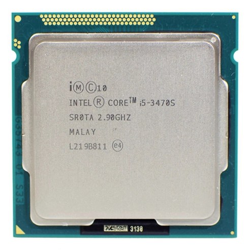 중고 인텔 i5 3470S 쿼드 코어 CPU 프로세서, PCIe 3.0, DDR3, LGA 1155, 6MB L3 캐시, 8 Therads, 내장 GPU, Intel 브랜드, 1년 보증