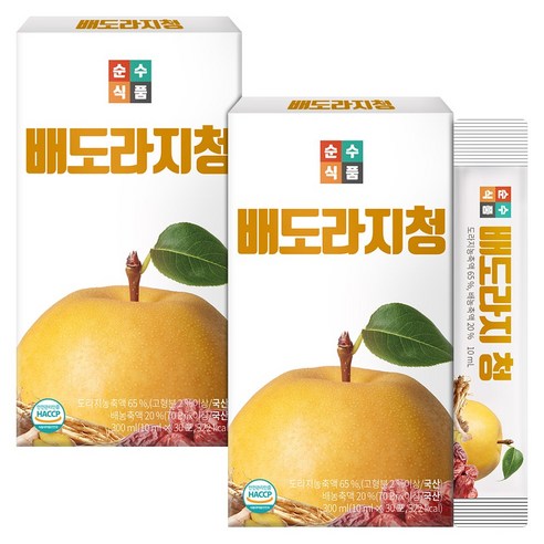 순수식품 배도라지청 스틱, 10ml, 60개
