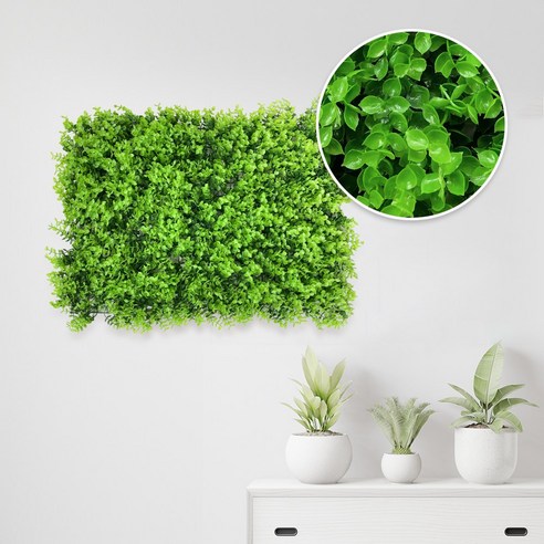 엔드텔러 플랜트월 조화 포토존 인테리어 NJ 60cm x 40cm 1개입, 플랜트월 - NJ1
