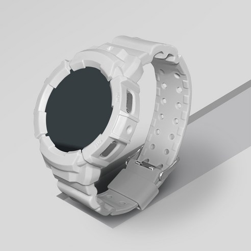 TXLX 갤럭시 워치 6, 5, 4 호환 일체형 스타일링 세트 – 그레이 색상 갤럭시워치644