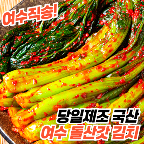 입맛 돋우는 마법! 전라도 여수 돌산 갓김치 솔직 후기 갓김치주문