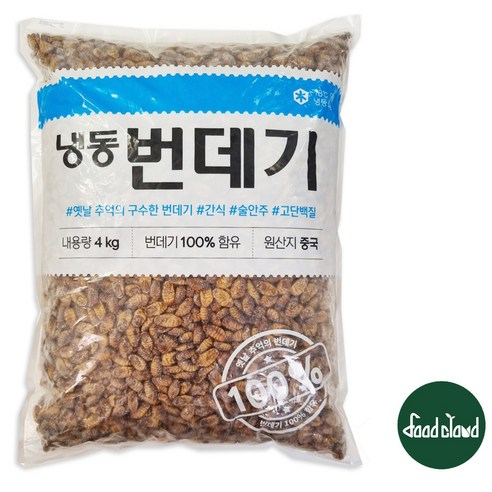 냉동번데기 [4kg], 4개, 4kg 냉동식품