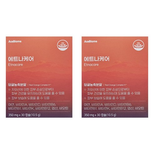 에이스바이옴 에트나케어 ROCH 30정, 10.5g, 2박스