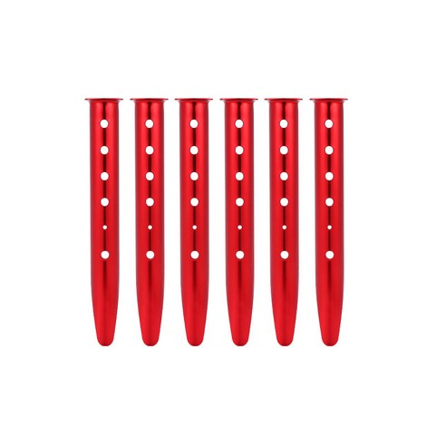 차박 캠핑 모래 눈 타프 텐트 고정 스노우팩 단조 팩 샌드팩 알루미늄 6개 세트 23cm, 1세트