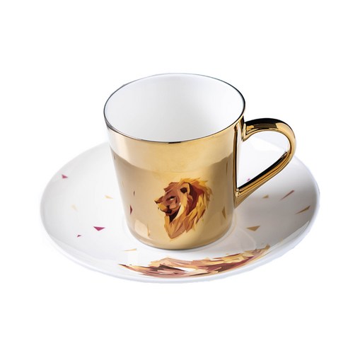 [SW] 거울 반사 커피 잔 유리 차 물 컵 크리 에이 티브 Coffeeware Drinkware, 라이트 그린_201-300ml
