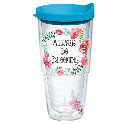 터비스 킵 드링크 핫 & 콜드 텀블러, Watercolor Floral, 710ml