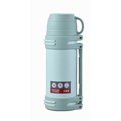 AHSUN 스테인리스 스틸 보온병, 그린1200ML