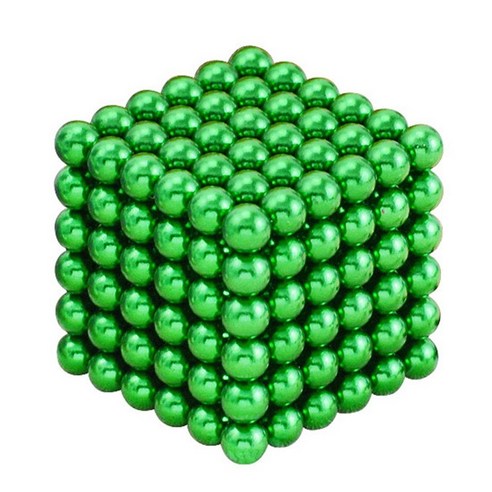 Onsuft 네오큐브 자석볼 5mm 마그네틱볼, 그린, 1개