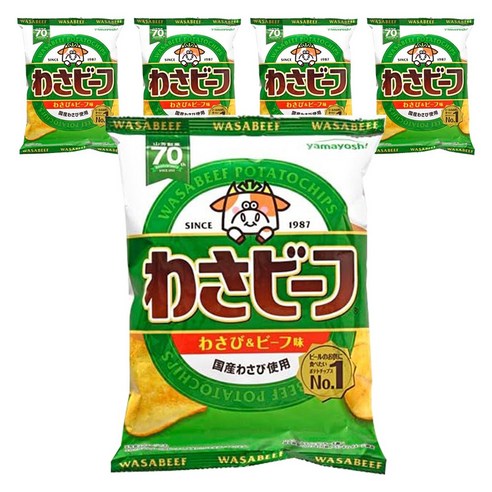 야마요시 와사비프 와사비 & 비프맛, 5개
