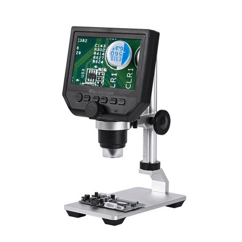 확대경 현미경 광학 전자 microscope 디지털 미니 실체 usb 3.6mp 4.3inch hd lcd 비디오 카메라 led + 금속 스탠드 줌 600x 스테레오 납땜 전화, 1-600x, 스타일 1