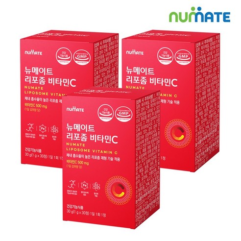 뉴메이트 리포좀 비타민C, 30정, 3개