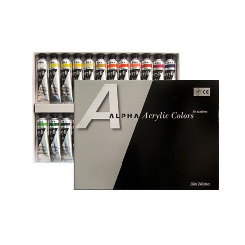 알파 실버레벨 아크릴물감: 섬세한 표현을 위한 은빛 물결 알파아크릴물감