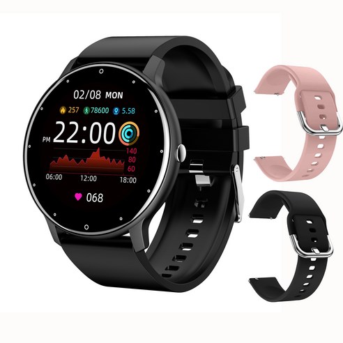 [FNJ] Canmixs 2021 새로운 스마트 시계 남자 여자 스포츠 피트니스 Smartwatch 수면 심박수 모니터 방수 시계 Ios 안드로이드