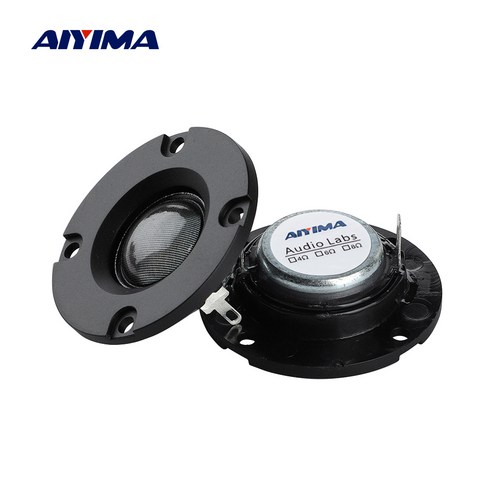 AIYIMA 2pcs 고품질 2인치 50mm 투명 실크 필름 트위터 네오디뮴 마그네틱 스피커 4옴 10W 홈시어터 시스템
