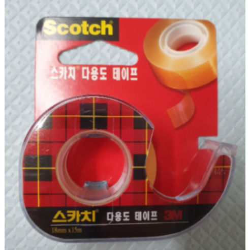 쓰리엠 다용도 테이프 디스펜서 581 18mm x 15m, 5개