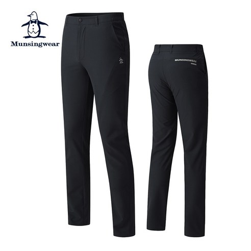 필드를 누비는 자유로움, 남성용 기능성 스판 투어핏 골프 긴바지 CWMP805T 블랙 파사디골프웨어