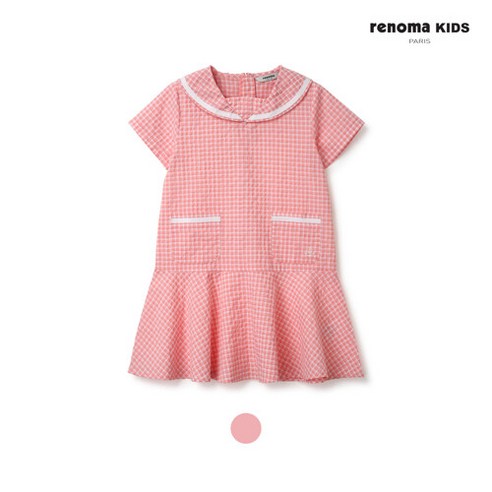 [레노마키즈] 여아 썸머마린체크원피스(R2322O620_10)