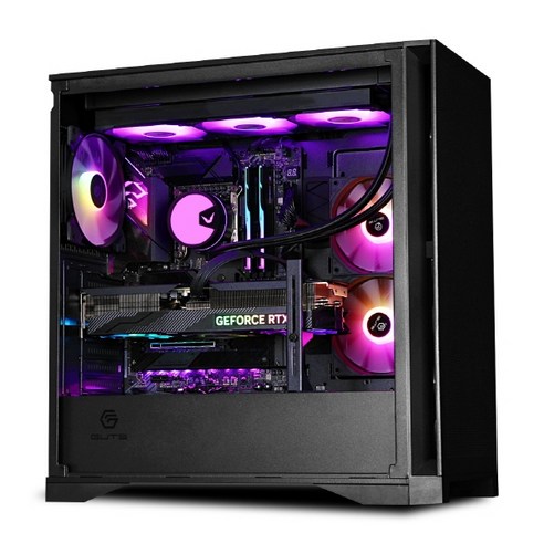 몬스타 가츠 X840E (블랙) PC케이스(ATX) 미들타워 강화유리 보증 1년