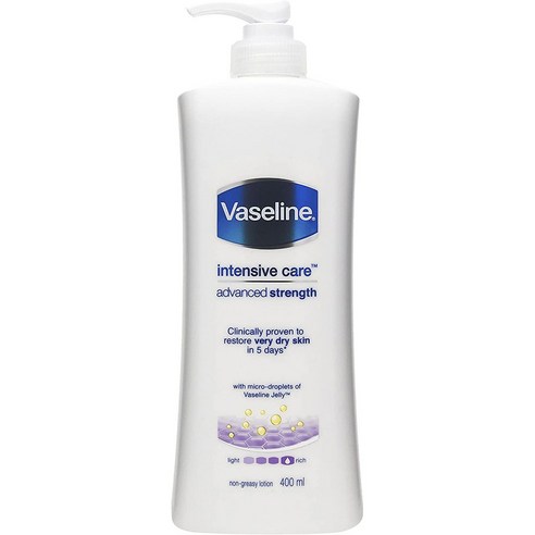 바세린 인텐시브 케어 어드밴스드 스트렝스 바디 로션, 1개, 400ml