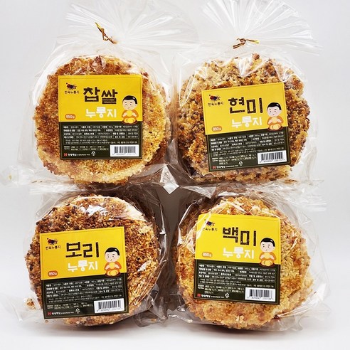 전주한옥마을 찹쌀 보리 현미 누룽지 850g – 보리누룽지 1개