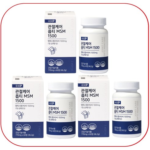 VITA트렌드 관절케 옵티 MSM 1500, 60정, 3개