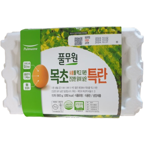 풀무원 무항생제 목초 특란 계란